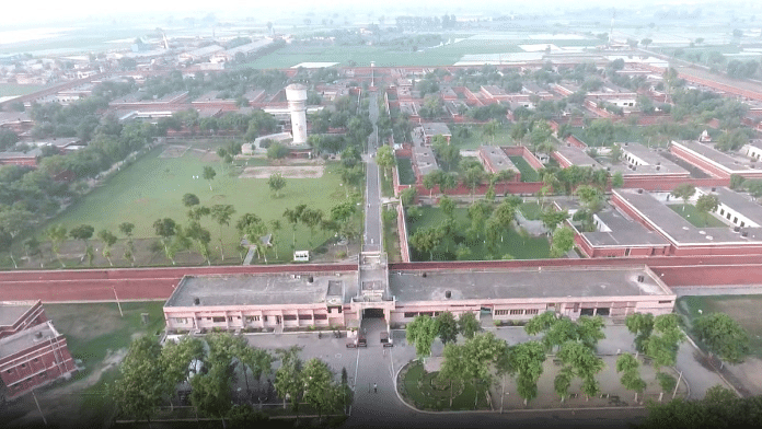 An aerial view of a prison in Haryana | Credit: Haryana prison dept
