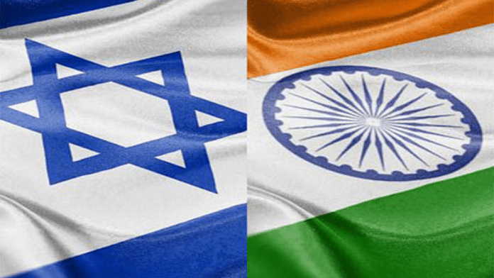 National flags of Israel and India | ThePrint