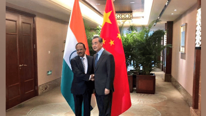NSA Ajit Doval with Wang Yi | ANI
