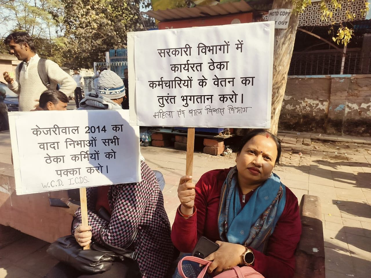 Anganwadi supervisors complained that they have not received salaries for the last six months | Shubhangi Misra | ThePrint