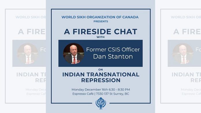 Invitation for ‘fireside chat’ with Daniel Stanton | Linkedin @World Sikh Organization of Canada