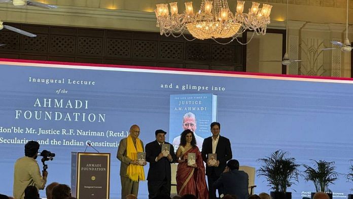 The first Justice AM Ahmadi Memorial Lecture was held in Delhi earlier this month. It was on ‘Secularism and the Indian Constitution’. | Sagrika Kissu | ThePrint