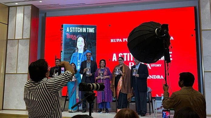 Meena Bindra, founder of Biba brand, launched her memoir at DLF Camellias | Antara Baruah, ThePrint