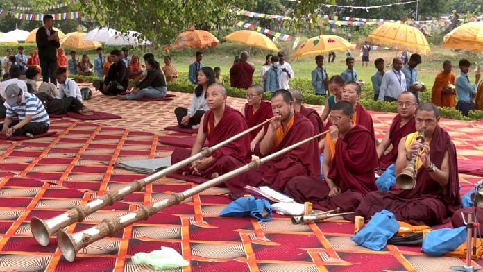 Representative Image | Thousands of Buddhists, monks celebrate Gautam Buddha's 2568th birth anniversary in Lumbini | ANI