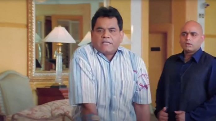 Actor Mushtaq Khan in 'Welcome' (2007). He was kidnapped on 20 November from Meerut.