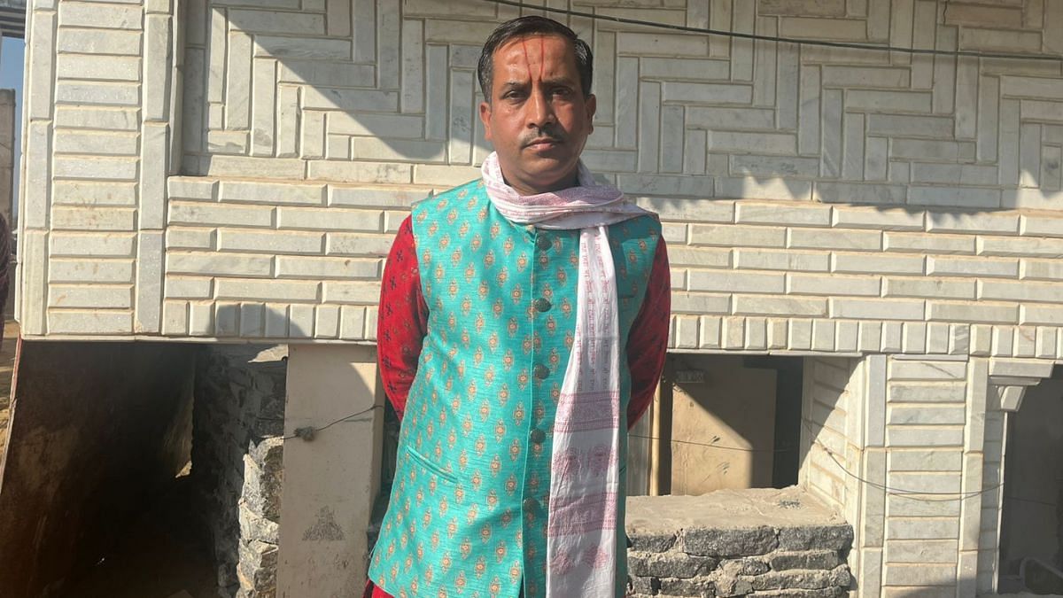 Sushil Goswami, a journalist and one among the five-member committee that runs the Shri Radha Rani Temple in Barsana | Nootan Sharma | ThePrint