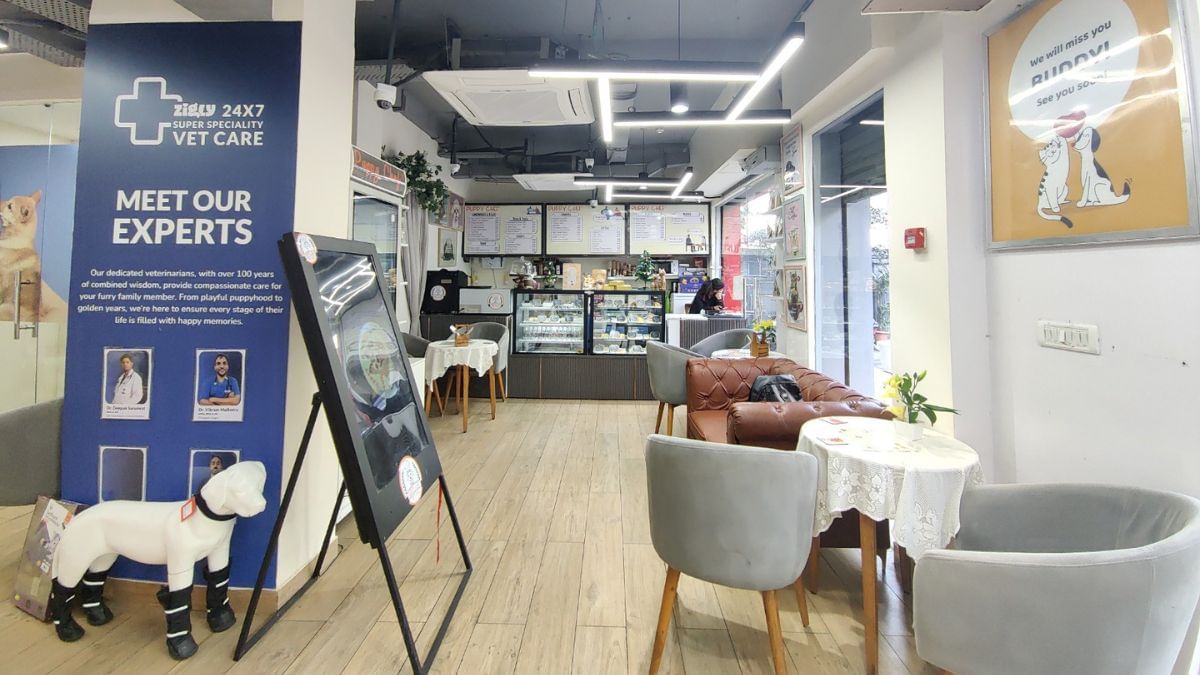 The pet café at Zigly pet care clinic in Kailash Colony | Mrinalini Dhyani | ThePrint