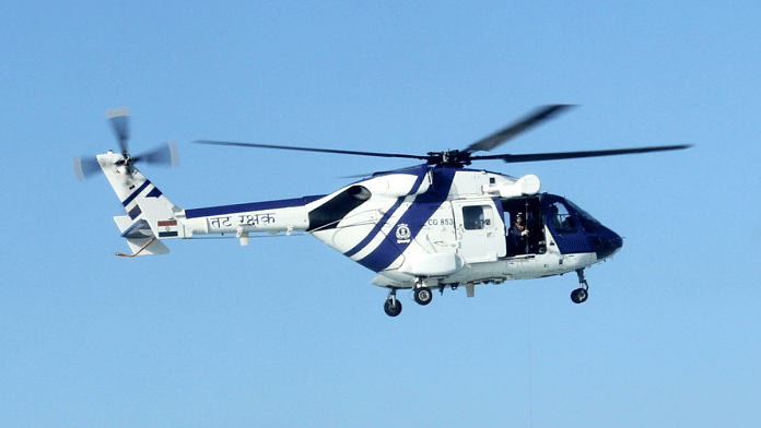 ICG chopper ALH Dhruv | File Photo | Commons