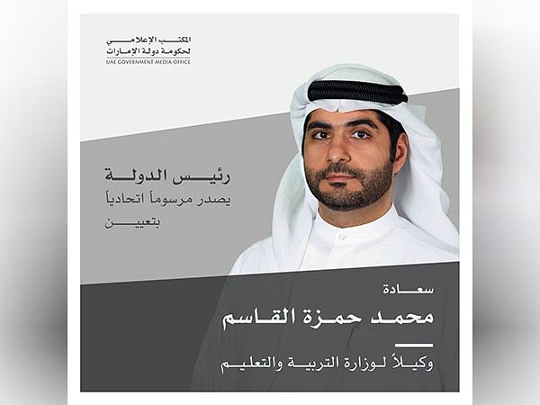 UAE President issues Federal Decree appointing Mohammed Alqasim as Ministry of Education's Undersecretary