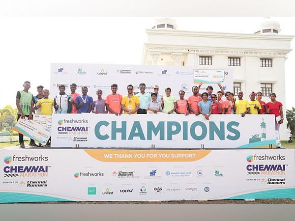 Gyan Babu and Senait Kefelegn win the Freshworks Chennai Men's and Women's Full Marathon 2025 powered by Chennai Runners