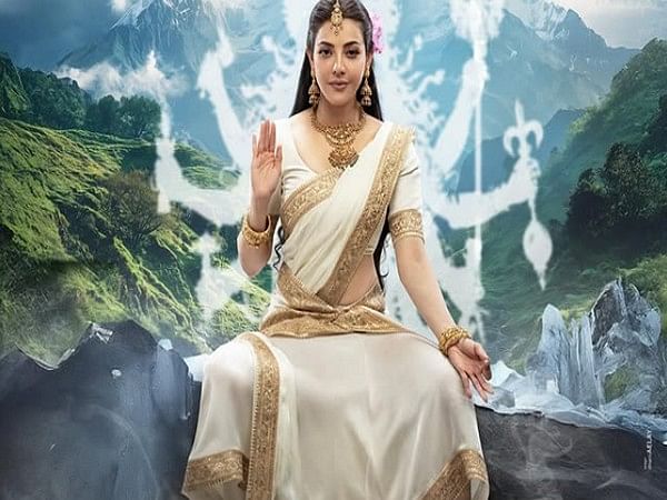 Kajal Aggarwal's divine look as Parvathi Devi in Vishnu Manchu's 'Kannappa' out now