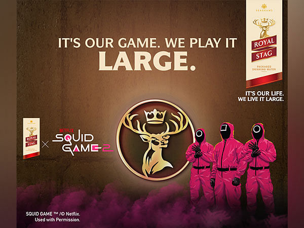 Seagram's Royal Stag Packaged Drinking Water Partners With Global Sensation Netflix's Squid Game Season 2 for an Iconic Collaboration