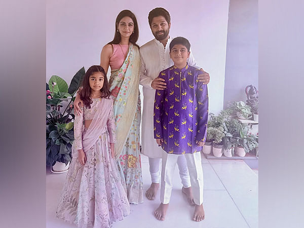 In pics: Allu Arjun and his family celebrate 'Sankranthi' 
