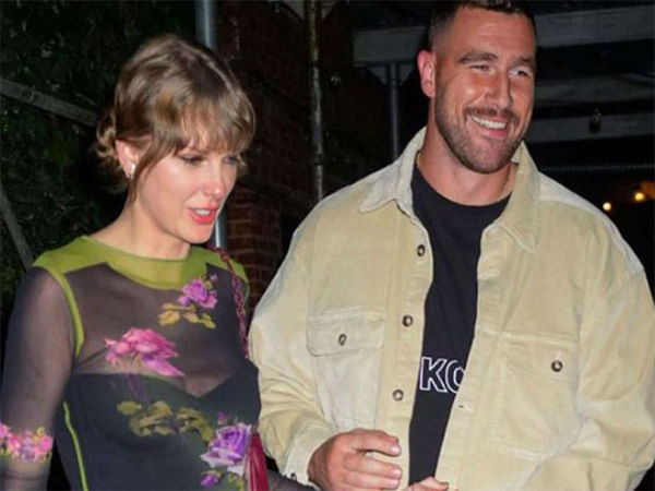 Travis Kelce teases new music from Taylor Swift