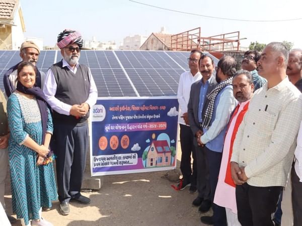 Dhrab and Bhopavandh become Kutch's first fully solar villages under Adani Foundation's Suryaghar Yojana