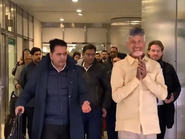 Chief Minister Chandrababu Naidu arrives in Zurich to promote brand Andhra Pradesh at WEF