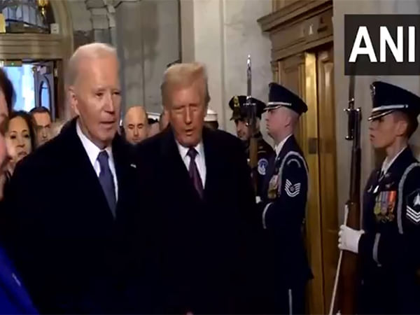 Donald Trump, Joe Biden arrive together to Capitol Rotunda for swearing-in ceremony Donald Trump, Joe Biden arrive together to Capitol Rotunda for swearing-in ceremony