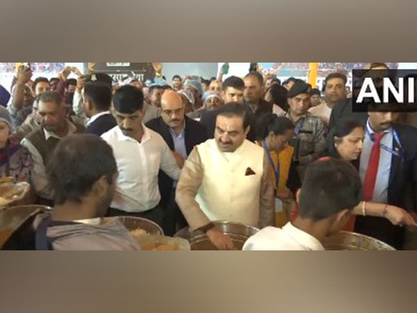 Gautam Adani performs 'Seva' at ISKCON camp during Maha Kumbh Mela 2025 in Prayagraj