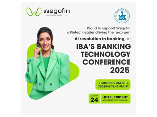 Wegofin - Future fintech unicorn in AI Banking, a Key Sponsor in IBA's 20th Annual Technology Conference to Shape the Future of Indian Banking 
