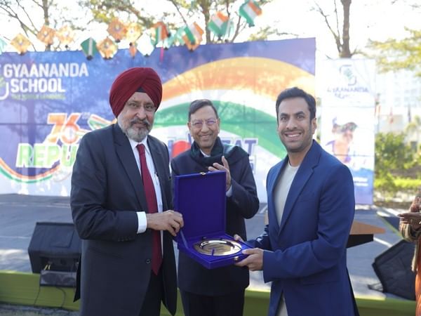 Republic Day Ceremony & Inauguration of Howzzat Cricket Tournament Season 10 at Gyaananda School, Sector 109, Dwarka Expressway