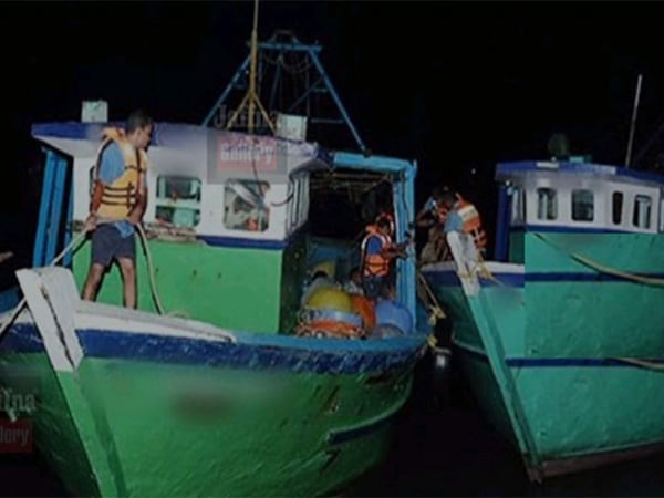 Firing in Jaffna Sea leaves two Indian fishermen injured Firing in Jaffna Sea leaves two Indian fishermen injured