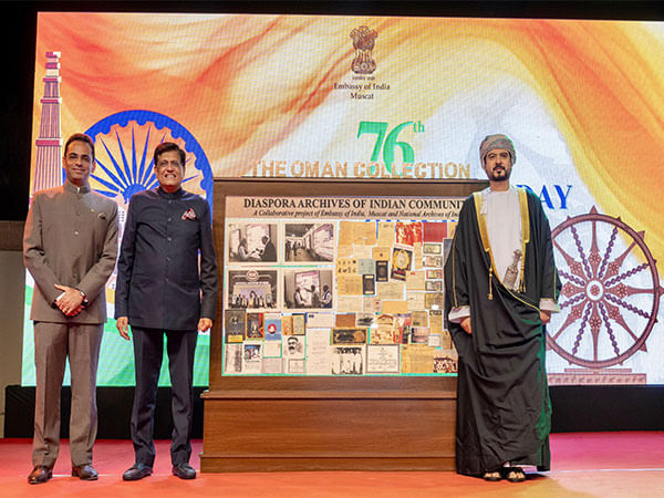 Union Minister Piyush Goyal attends Republic Day celebrations at Indian Embassy in Muscat