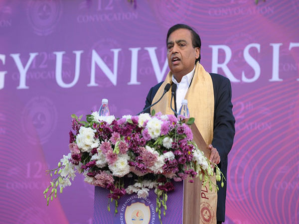 Mukesh Ambani shares insights with PDEU students,  emphasises five guiding principles including lifelong learning, family bonds