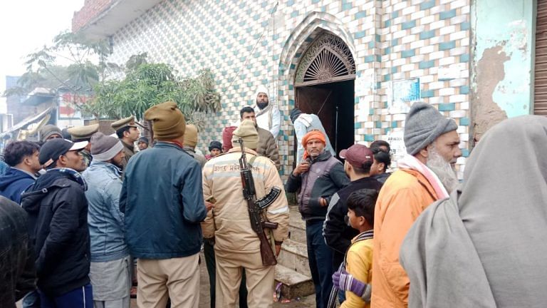 Agra on alert after religious texts found burnt inside mosque
