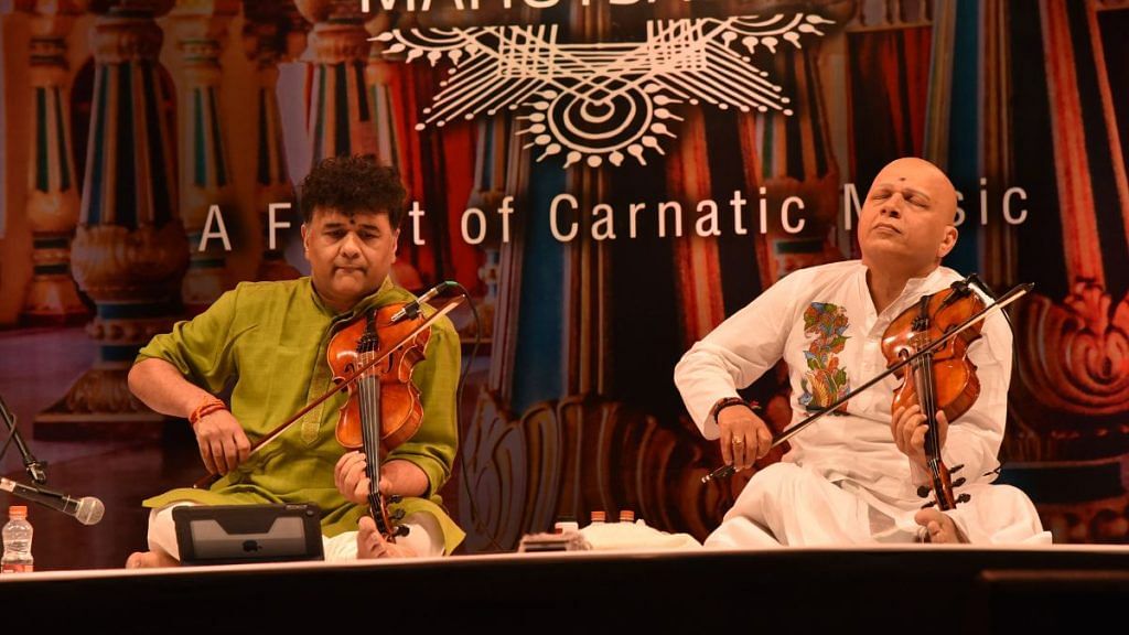 Brother duo Ganesh (L) and Kumaresh (R) closed the festival | By special arrangement 