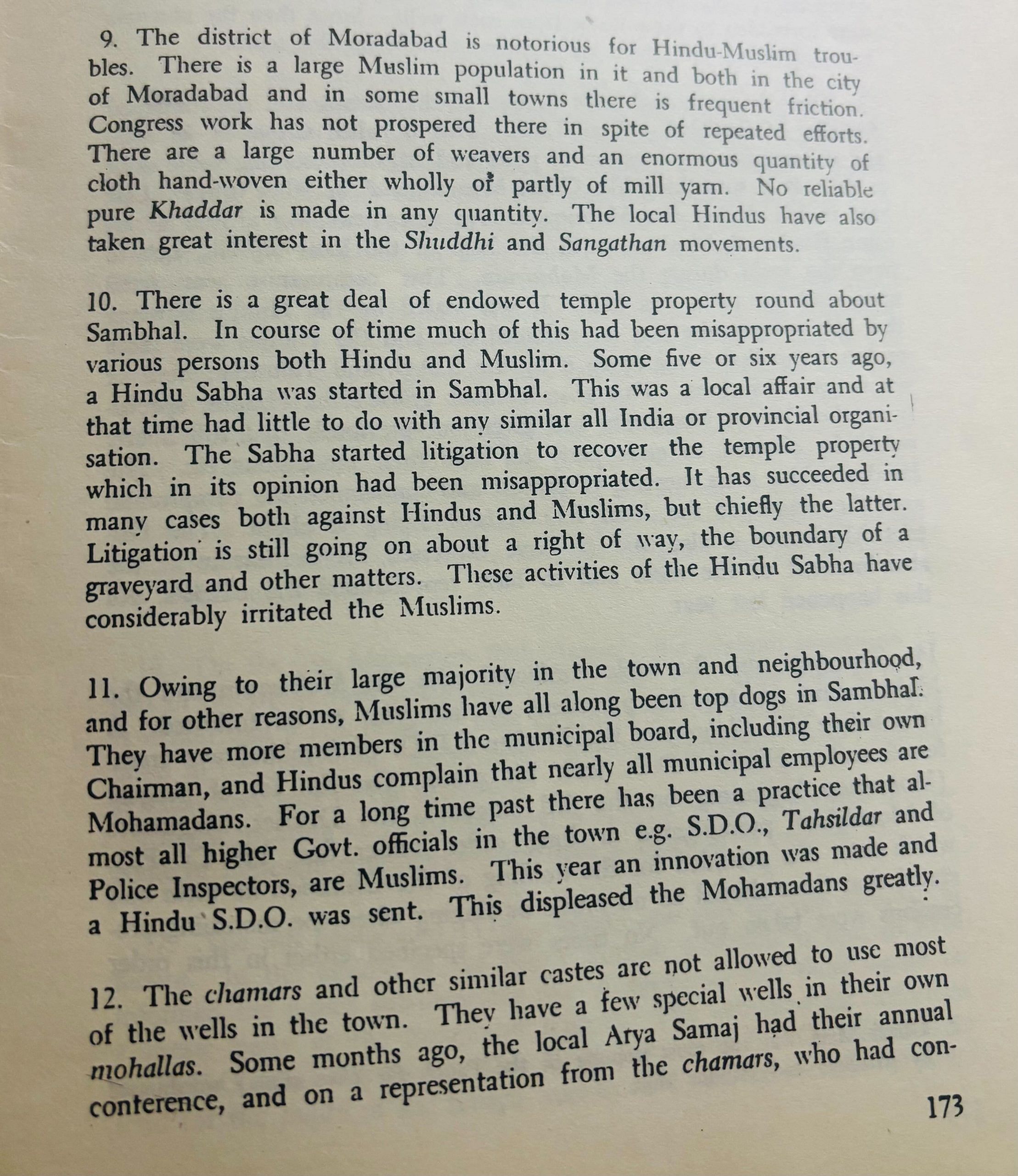 'Owing to their large majority in the town and neighbourhood, and for other reasons, Muslims have all along been top dogs in Sambhal,' wrote Nehru in his 1924 report