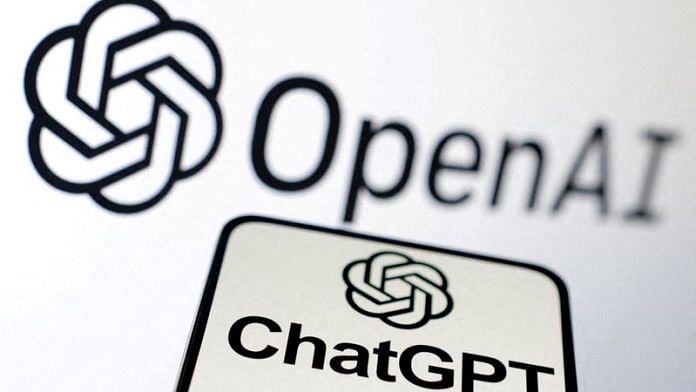 Open AI and Chat GPT logos