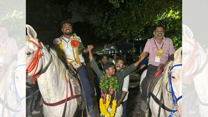 (Left to right) General secretary M Haseef, treasurer S Manikandan and joint secretary Nelsok Xavier after the Chennai Press Club election | By Special Arrangement | ThePrint