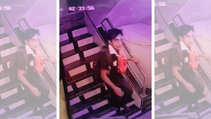 CCTV grab of the suspect who is under lens of the police in connection with the attack on actor Saif Ali Khan | By special arrangement