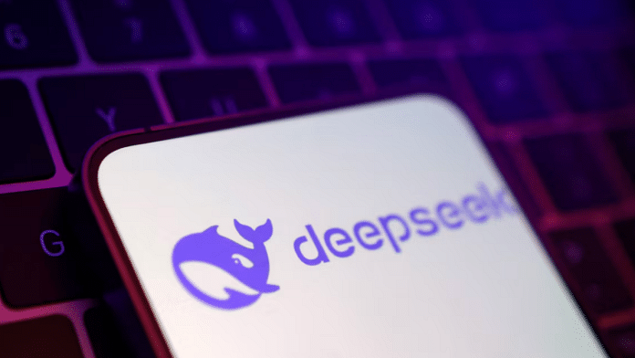 Deepseek logo is seen in this illustration taken on 27 January 2025. | Illustration | Dado Ruvic | Reuters
