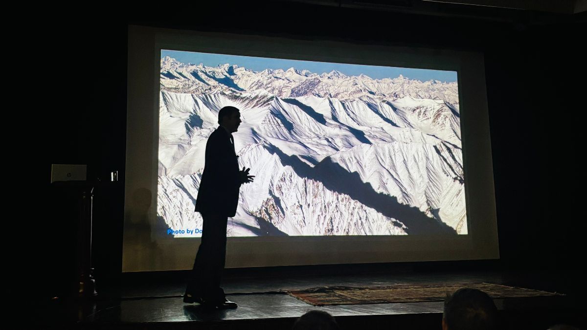 Brigadier Ashok Abbey talking about the tough terrain | Vandana Menon, ThePrint