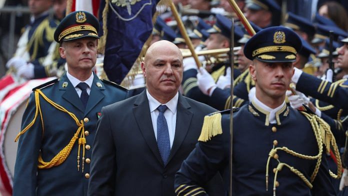 Lebanon's army chief Joseph Aoun walks after being elected as the country's President at the parliament building in Beirut, Lebanon, January 9, 2025 | Reuters