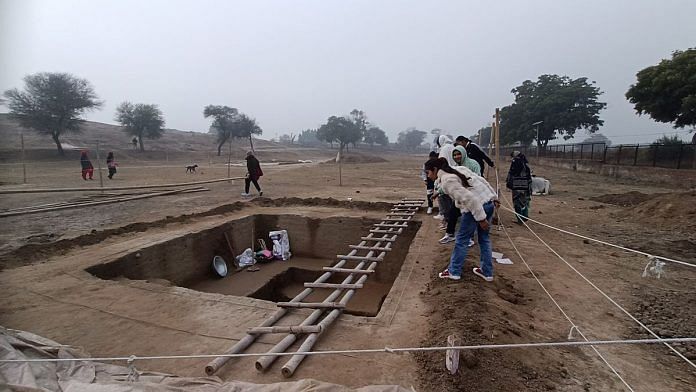 Rakhigarhi excavation