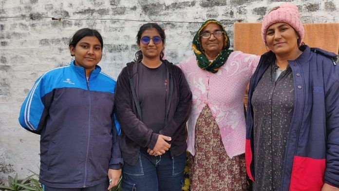 Jasmine, Zenith, Santra, and Sharmila, descendents of Rambai Sangwan