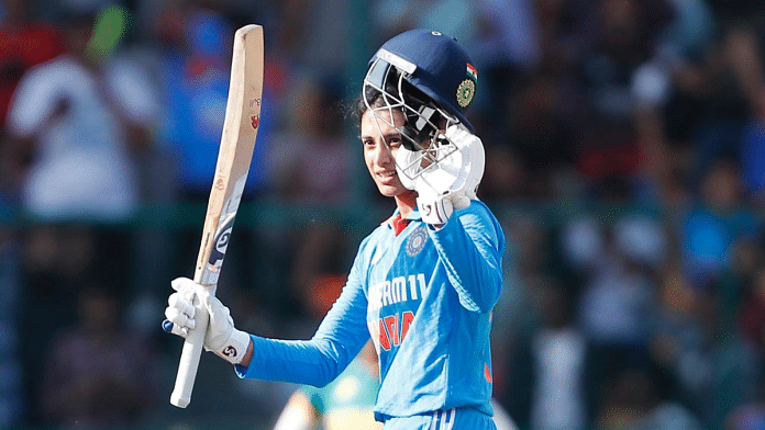 File photo of cricketer Smriti Mandhana | X/@mandhana_smriti