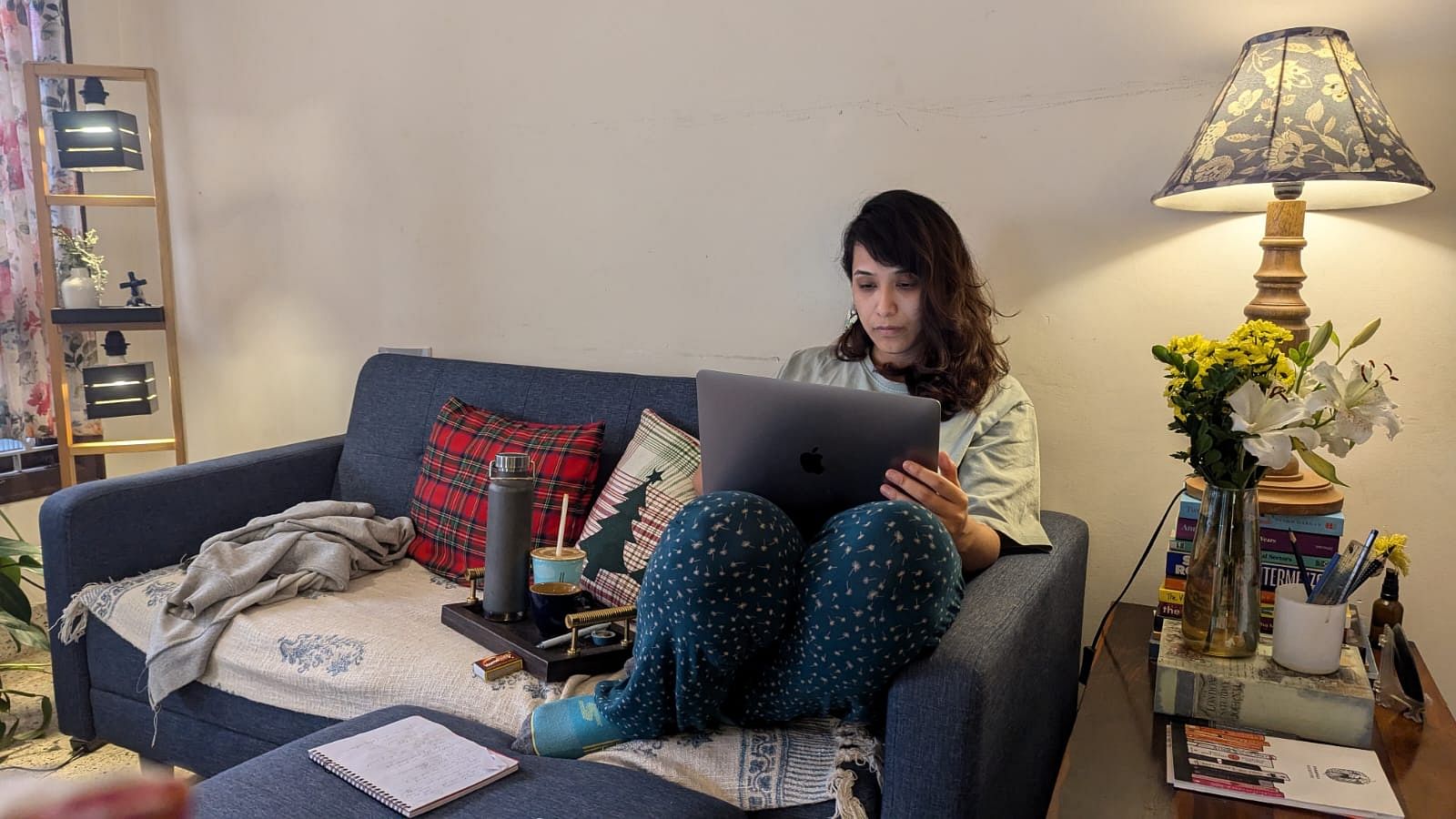 Meghna Chaudhury at her third space. Credit: Meghna