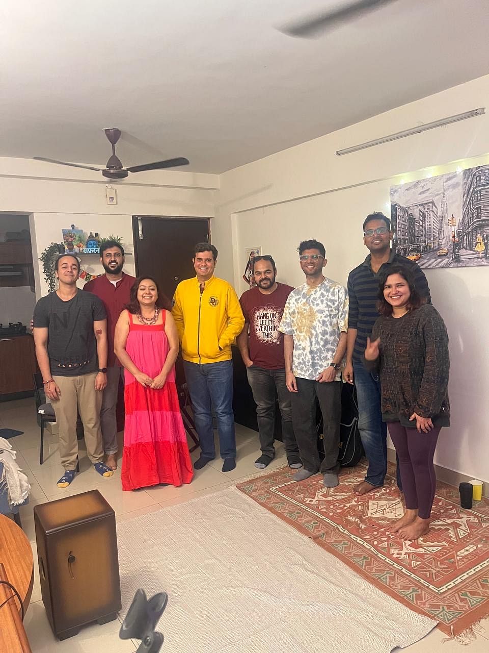 'Circles' group's first jam event. Credit: Sneha