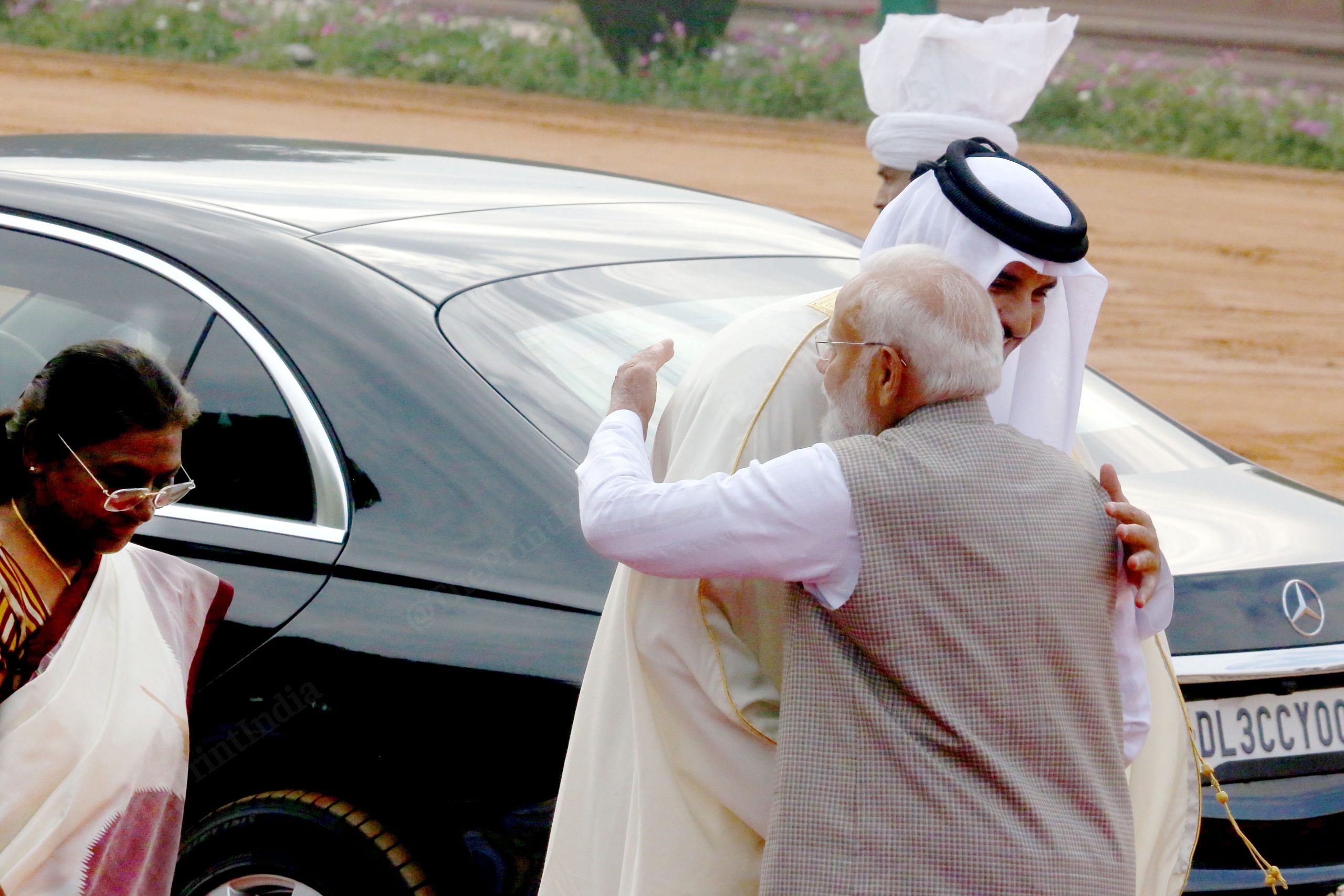 The duo share a hearty moment | Praveen Jain | ThePrint