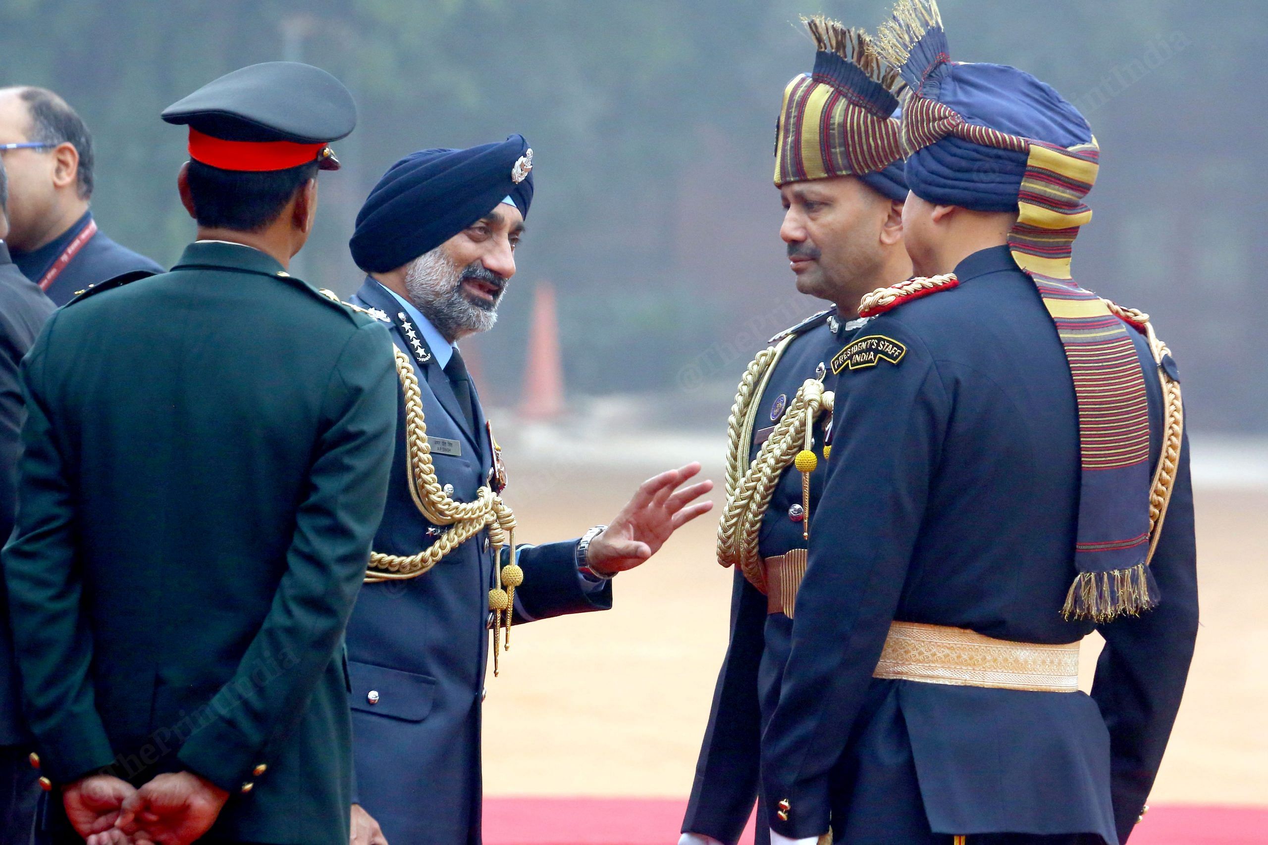 Air Chief Marshal A.P. Singh at Rashtrapati Bhavan | Praveen Jain | ThePrint