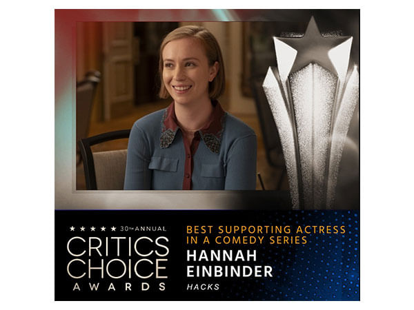 Critics Choice Awards 2025 Hannah Einbinder bags 'Best Supporting