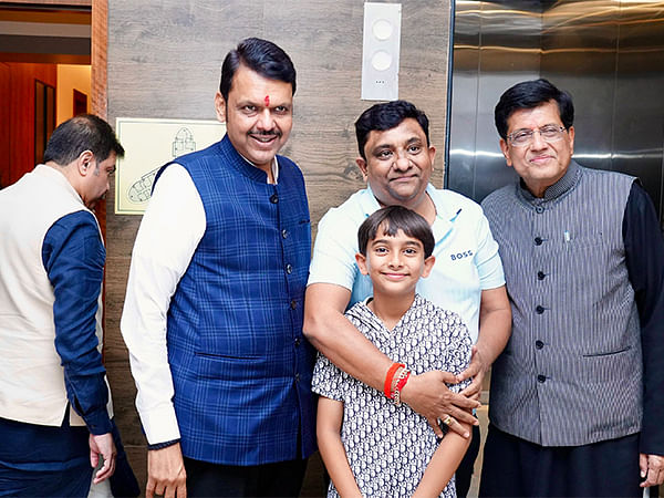 Piyush Goyal joins Maharashtra CM Fadnavis for key distribution ceremony of 15 self-redeveloped housing societies in North Mumbai