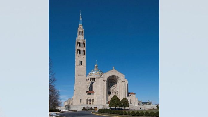 Basilica of the National Shrine of the Immaculate Conception in Washington, D.C., United States the largest Catholic church in North America | Wikimedia Commons