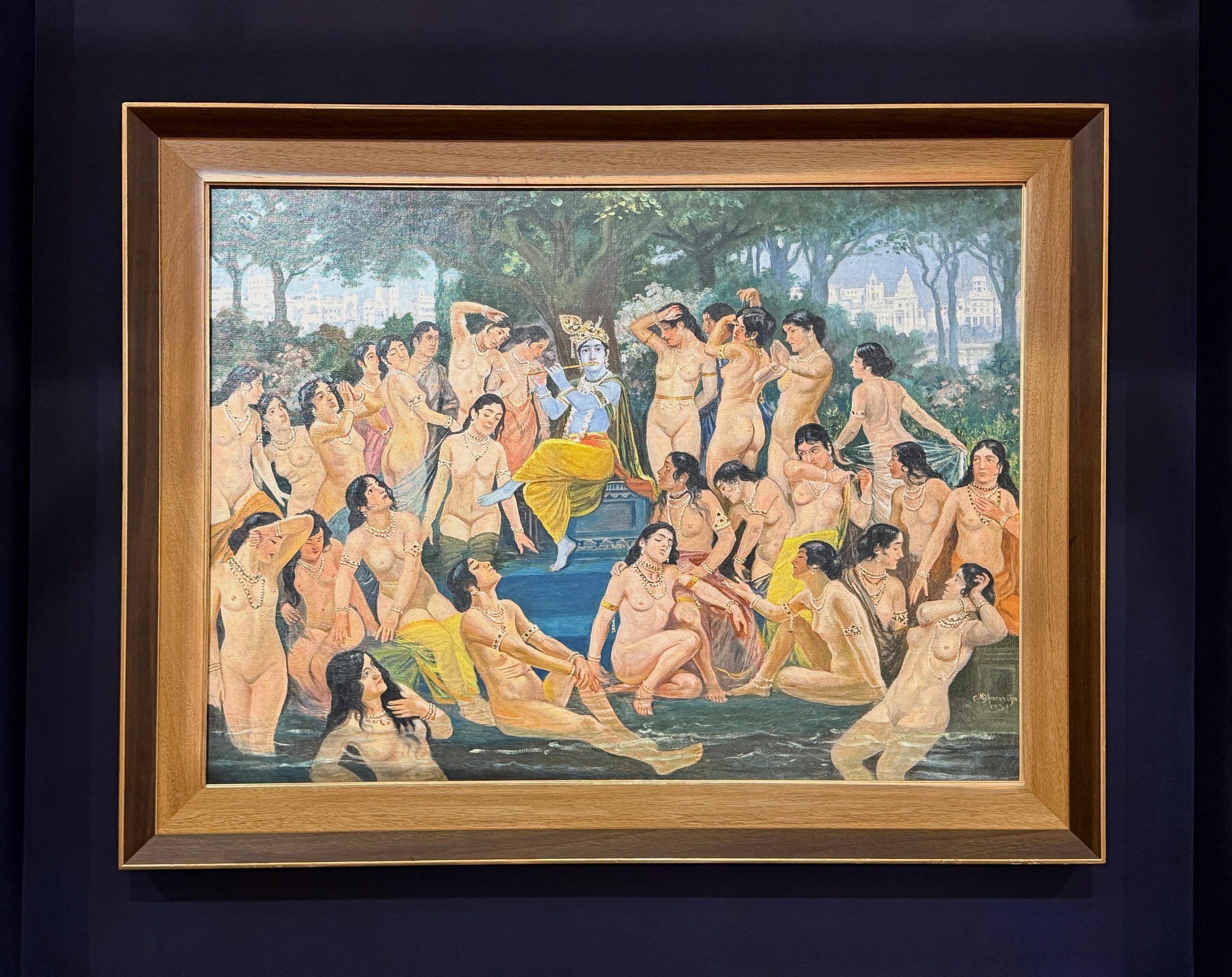 Krishna and the Gopis by MV Dhurandhar