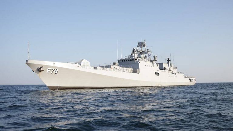 Stealth frigate INS Tushil sails home to Karwar after maiden voyage of 12,500 nautical miles