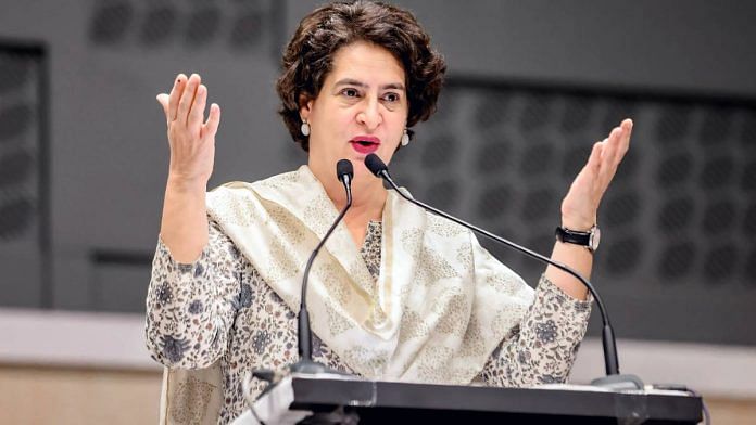 Congress MP Priyanka Gandhi Vadra | Photo: ANI