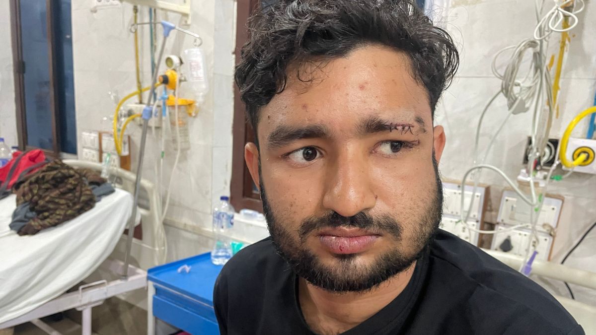 अस्पताल में राजीव सिंह | फोटो: उदित हिंदुजा/दिप्रिंट